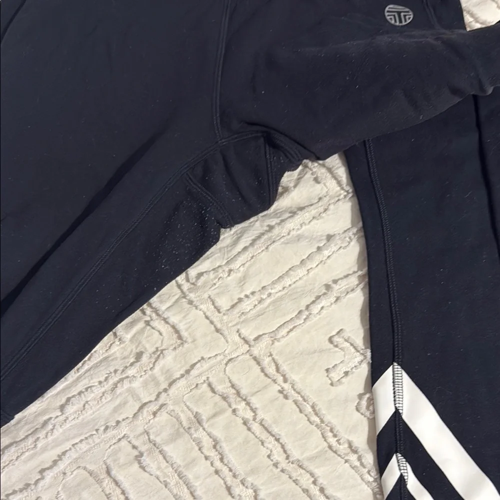 Tory Sport Navy Leggings with Logo - Picture 5 of 5